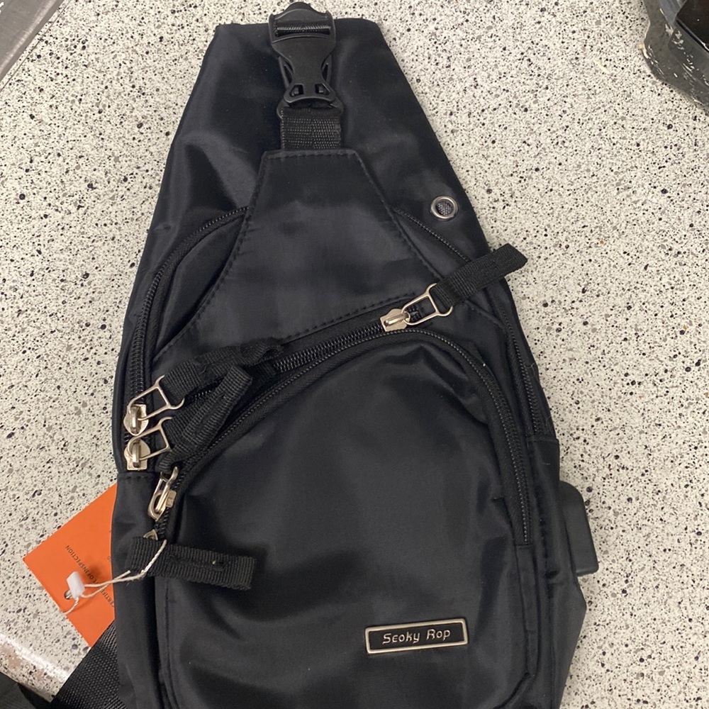 Black sling bag